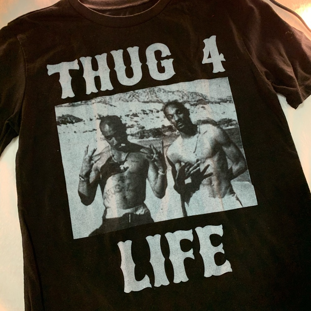Vintage thug for life tee